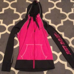 Nike zip front sweatshirt